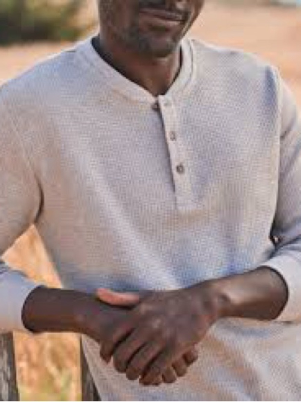Marine Layer Waffle Henley Sz XXL